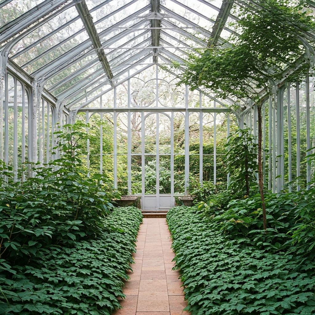 Jardín de invierno acristalado